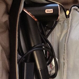 Shark Black Flexstyle Hair Dryer With All Attachments And Case